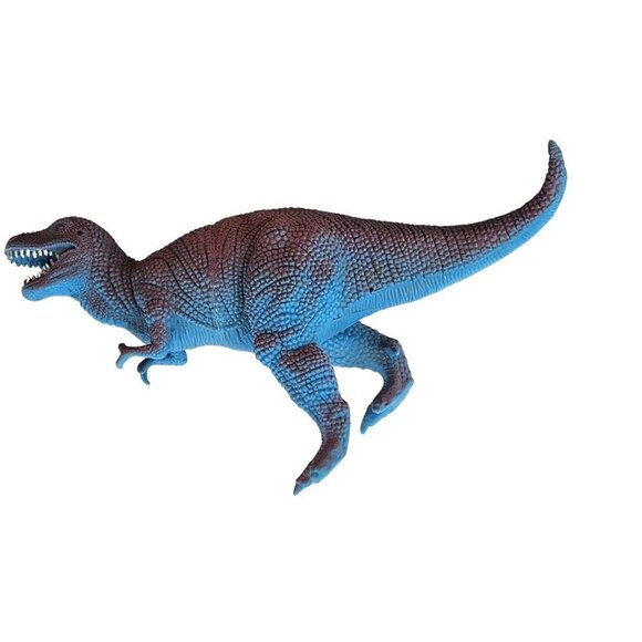 Tyrannosaurus Rex Dinosaur Figure Made in China 5 1/2" tall Blue & Purple Dinosa - Picture 6 of 7